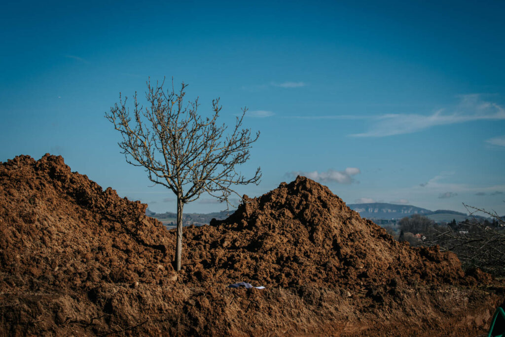 TRAITEMENT DES DÉCHETS POUR LES VALORISER SUR D'AUTRES CHATIER DE TERRASSEMENT, VRD, ASSAINISSEMENT DE L'ENTREPRISE DAVIET VIBERT À RUMILLY